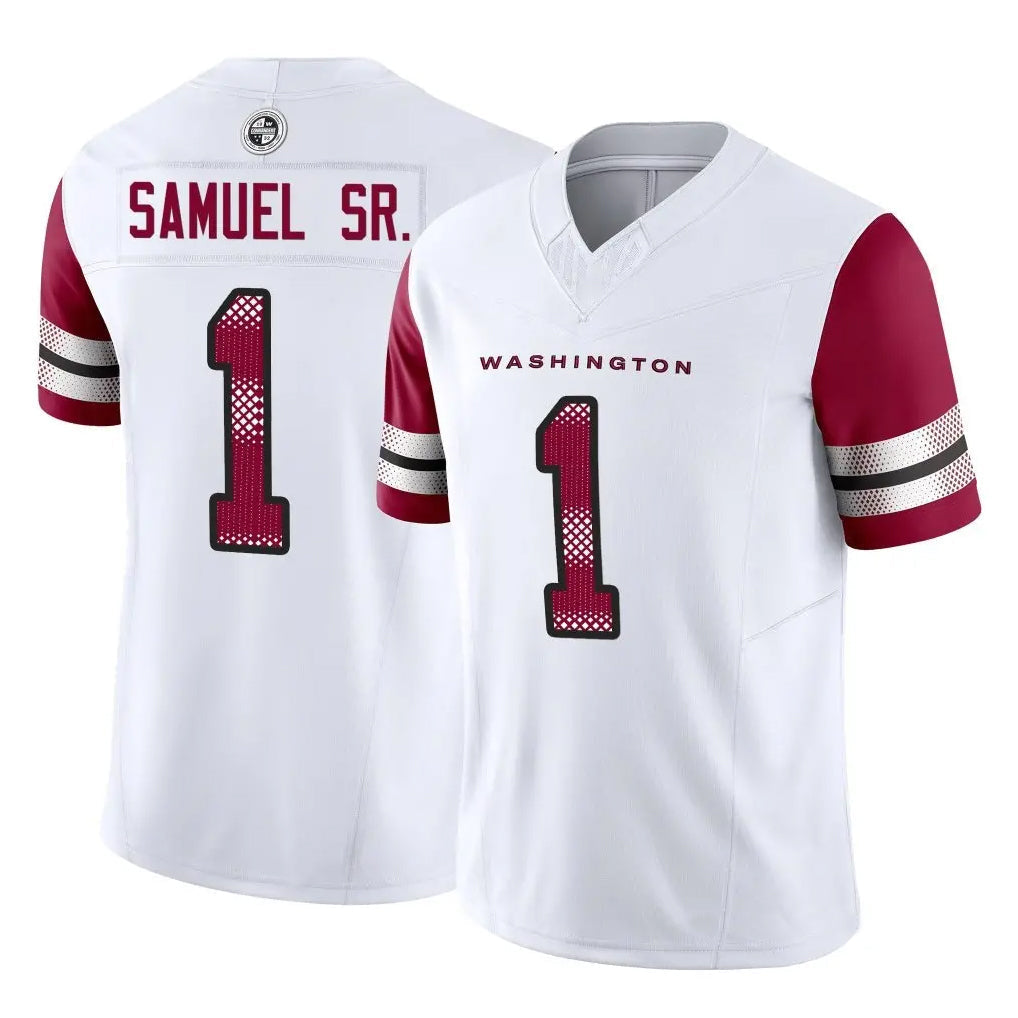 Ndoa W.Commanders #1 Deebo Samuel Sr Player White Vapor F.U.S.E. Limited Stitched Jerseys