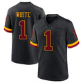 Ndoa W.Commanders #1 Rachaad White Player Black Limited Home Game Stitched Jerseys
