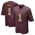 Ndoa W.Commanders #1 Rachaad White Player Burgundy Alternate Home Game Stitched Jerseys