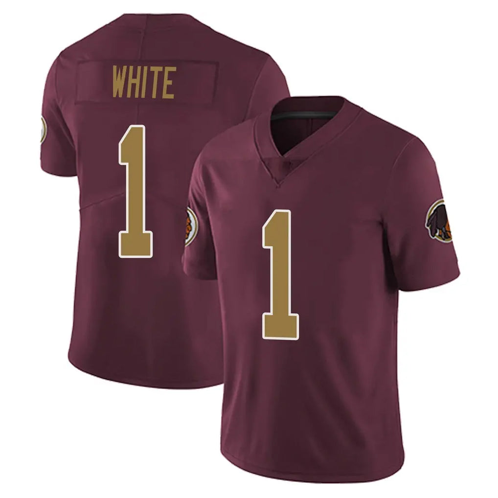 Ndoa W.Commanders #1 Rachaad White Player Burgundy Alternate Vapor Untouchable Home Game Stitched Jerseys