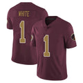 Ndoa W.Commanders #1 Rachaad White Player Burgundy Alternate Vapor Untouchable Home Game Stitched Jerseys