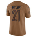 Ndoa W.Commanders #21 Sean Taylor Player Brown Salute To Service Limited Stitched Jerseys