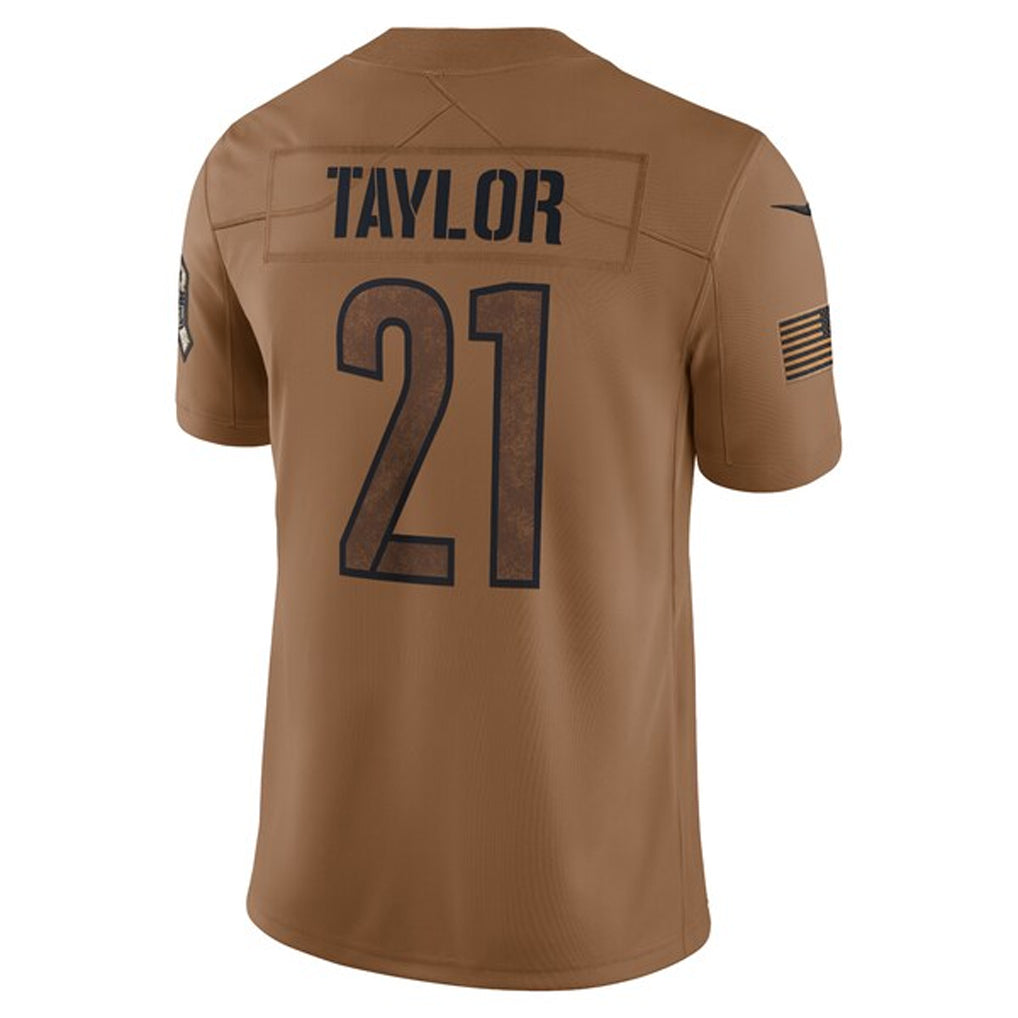 Ndoa W.Commanders #21 Sean Taylor Player Brown Salute To Service Limited Stitched Jerseys