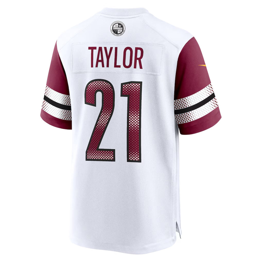 Ndoa W.Commanders #21 Sean Taylor Player White Home Game Stitched Jerseys