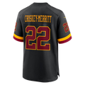 Ndoa W.Commanders #22 Jacory Croskey-Merritt Black Hail Raiser Alternate Game Stitched Jerseys