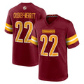 Ndoa W.Commanders #22 Jacory Croskey-Merritt Player Burgundy Home Game Stitched Jerseys