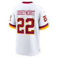 Ndoa W.Commanders #22 Jacory Croskey-Merritt Player White Home Game Stitched Jerseys