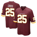 Ndoa W.Commanders #25 Nick Cross Player Burgundy Team Color Home Game Stitched Jerseys