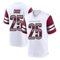 Ndoa W.Commanders #25 Nick Cross Player White Game Home Stitched Jerseys