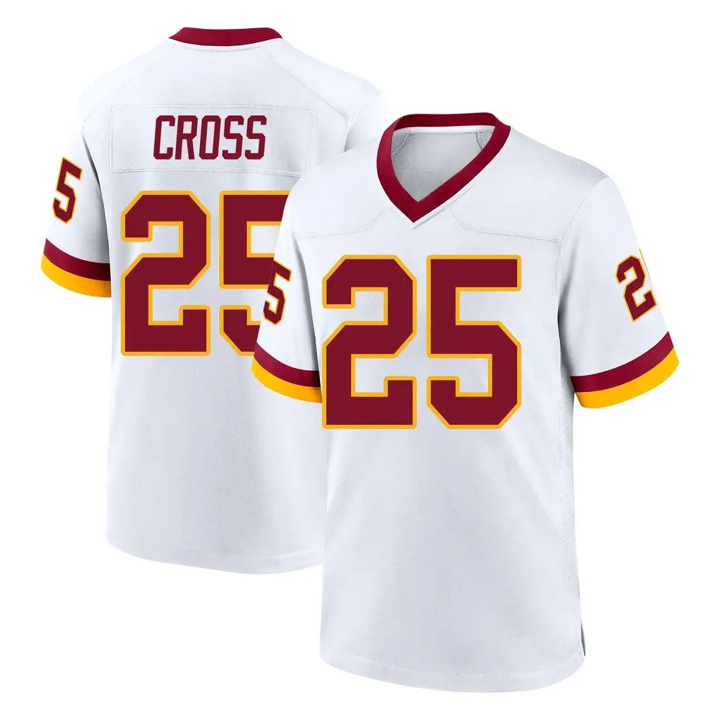 Ndoa W.Commanders #25 Nick Cross Player White Home Game Stitched Jerseys