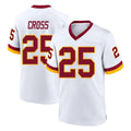 Ndoa W.Commanders #25 Nick Cross Player White Home Game Stitched Jerseys