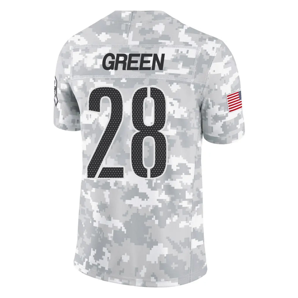 Ndoa W.Commanders #28 Darrell Green Player  Arctic Camo Salute To Service Limited Stitched Jerseys
