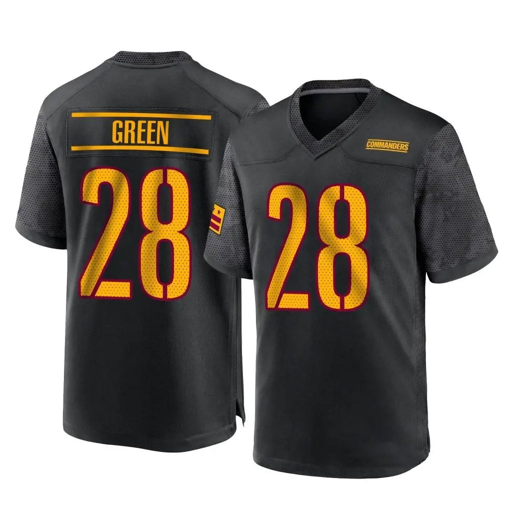 Ndoa W.Commanders #28 Darrell Green Player Black Home Game Stitched Jerseys