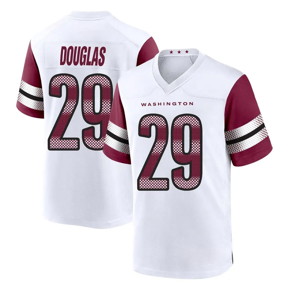 Ndoa W.Commanders #29 Rasul Douglas Player White Game Home Stitched Jerseys