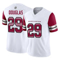 Ndoa W.Commanders #29 Rasul Douglas Player White Vapor F.U.S.E. Limited Home Game Stitched Jerseys