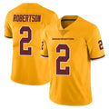Ndoa W.Commanders #2 Amik Robertson Player Gold Limited Color Rush Home Game Stitched Jerseys