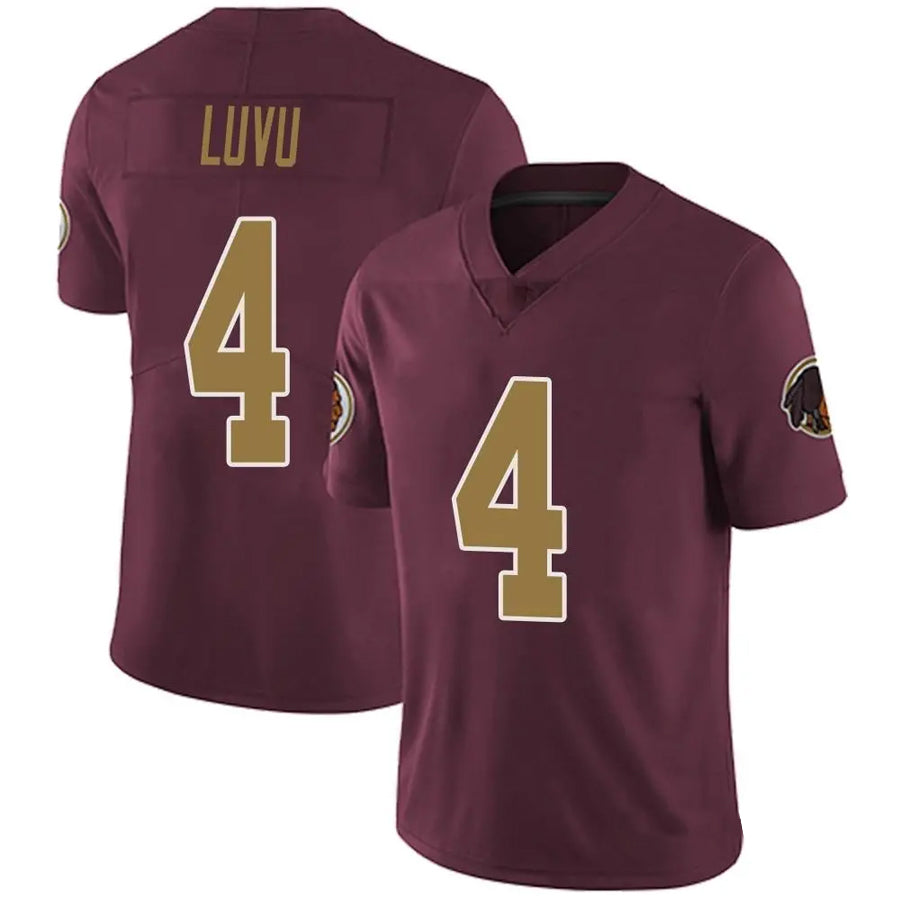 Ndoa W.Commanders #4 Frankie Luvu Player Burgundy Alternate Vapor Untouchable Limited  Stitched Jerseys