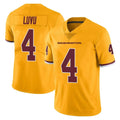 Ndoa W.Commanders #4 Frankie Luvu Player Gold Vapor Limited Stitched Jerseys