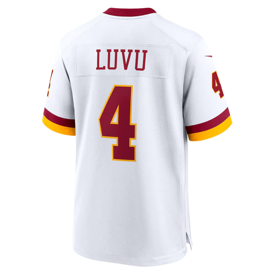 Ndoa W.Commanders #4 Frankie Luvu Player White Game Football Jerseys