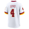 Ndoa W.Commanders #4 Frankie Luvu Player White Game Football Jerseys