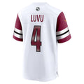 Ndoa W.Commanders #4 Frankie Luvu Player White Home Game Football Jerseys
