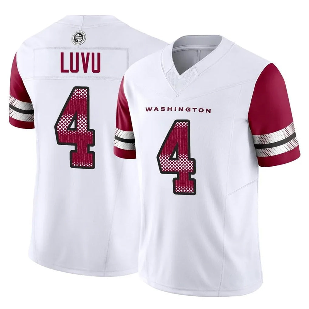 Ndoa W.Commanders #4 Frankie Luvu Player White Vapor F.U.S.E. Limited Football Jerseys