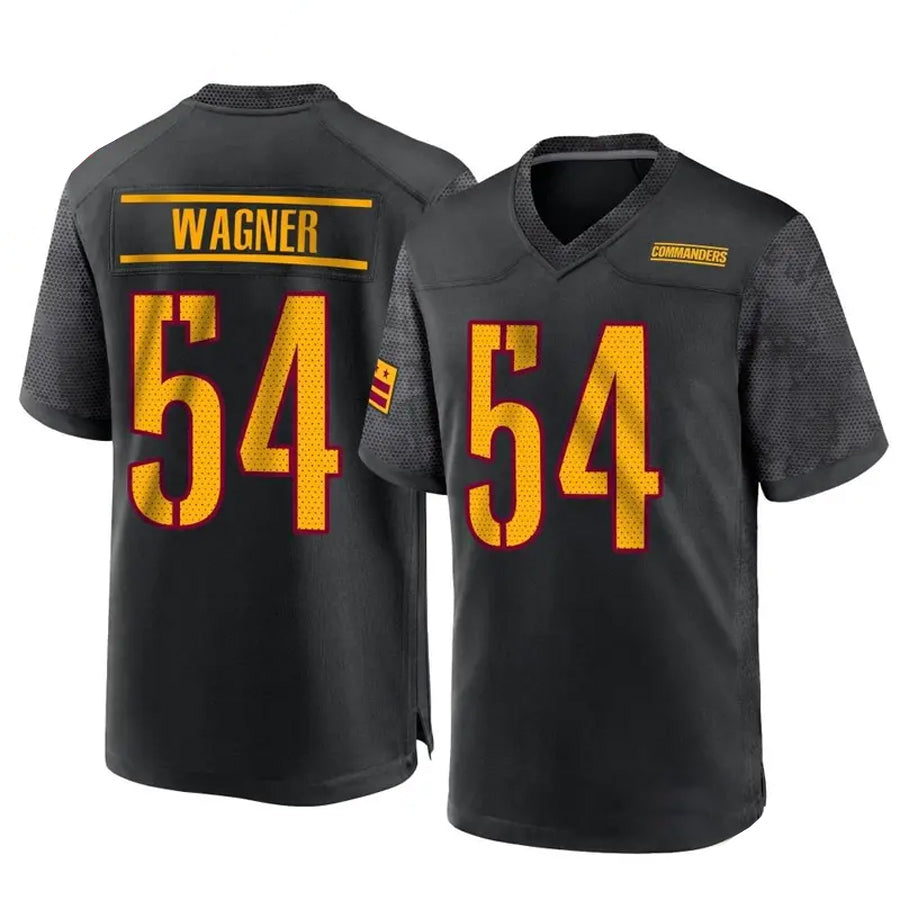 Ndoa W.Commanders #54 Bobby Wagner Player Black Home Game Stitched Jerseys