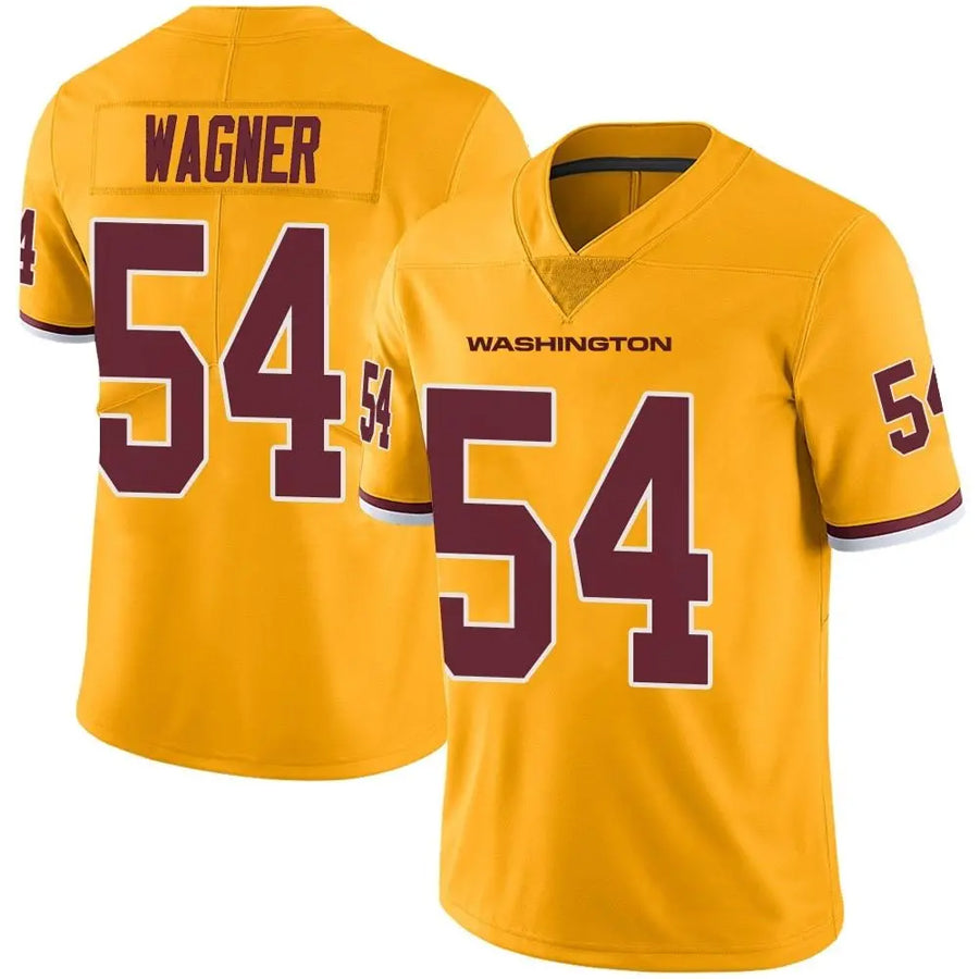 Ndoa W.Commanders #54 Bobby Wagner Player Limited Gold Color Rush Stitched Jerseys
