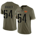 Ndoa W.Commanders #54 Bobby Wagner Player Olive Salute To Service Limited Stitched Jerseys