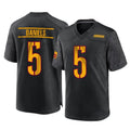 Ndoa W.Commanders #5 Jayden Daniels Player Black Home Game Stitched Jerseys
