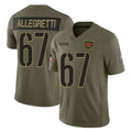 Ndoa W.Commanders #67 Nick Allegretti Player Olive 2025 Salute To Service Limited Home Game Stitched Jerseys
