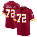 Ndoa W.Commanders #72 Josh Conerly Jr. Player Burgundy Game Home Stitched Jerseys