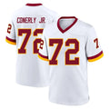 Ndoa W.Commanders #72 Josh Conerly Jr. Player White Home Game Stitched Jerseys