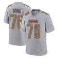 Ndoa W.Commanders #76 Sam Cosmi Player Gray Atmosphere Fashion Home Game Stitched Jerseys