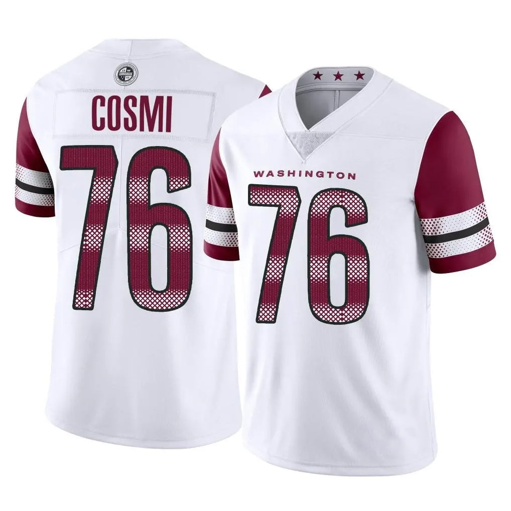 Ndoa W.Commanders #76 Sam Cosmi Player White Limited Vapor Home Game Stitched Jerseys