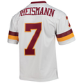 Ndoa W.Commanders #7 Joe Theismann Mitchell & Ness White Legacy Replica Stitched Puhic Jersey