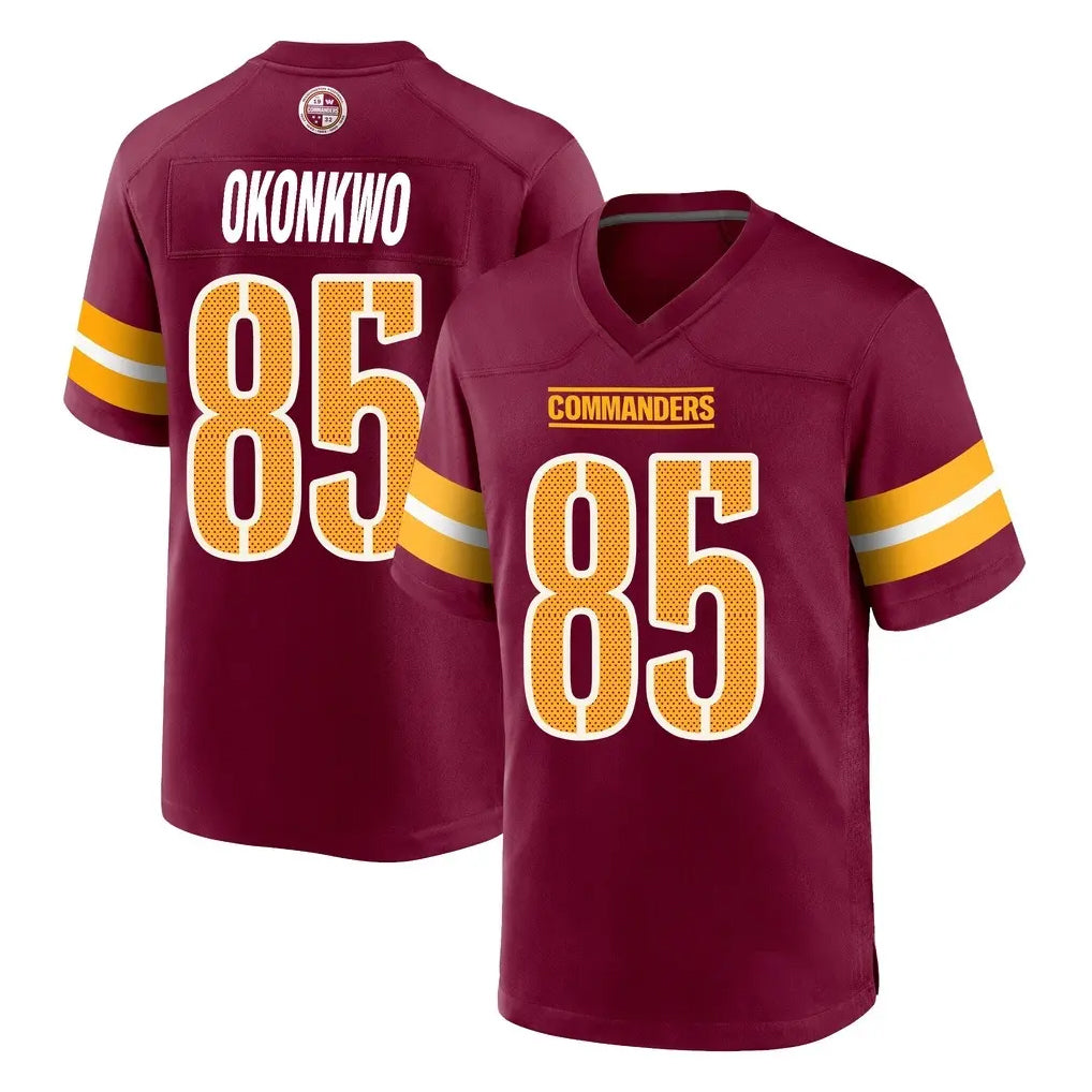 Ndoa W.Commanders #85 Chig Okonkwo Player Burgundy Home Game Stitched Jerseys