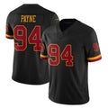 Ndoa W.Commanders #94 Daron Payne Player Black Limited Vapor Home Game Stitched Jerseys