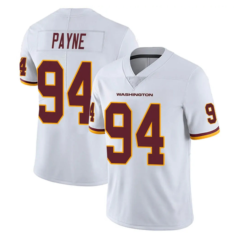 Ndoa W.Commanders #94 Daron Payne Player White Limited Vapor Untouchable Home Game Stitched Jerseys
