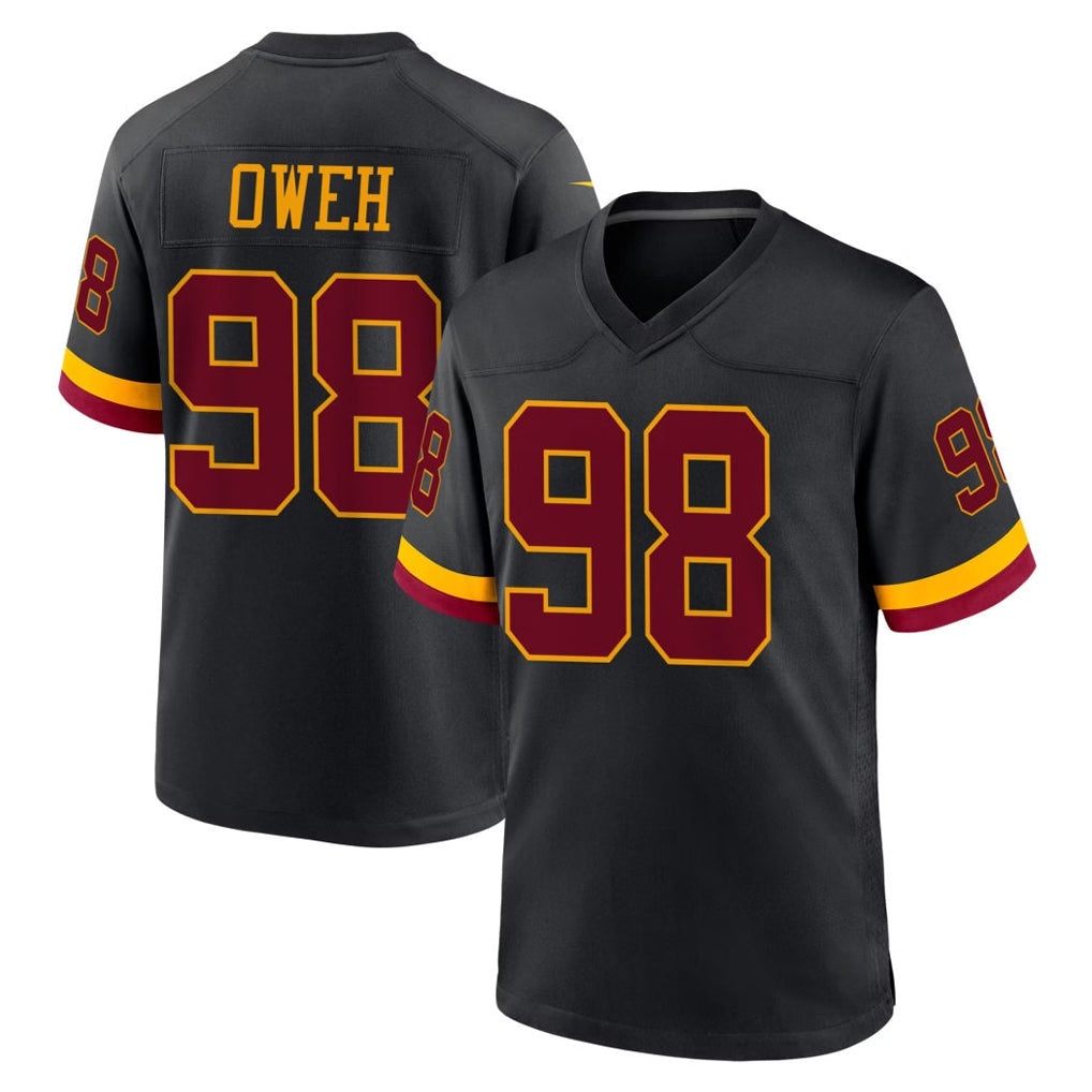 Ndoa W.Commanders #98 Odafe Oweh Player Black Limited Home Game Stitched Jerseys