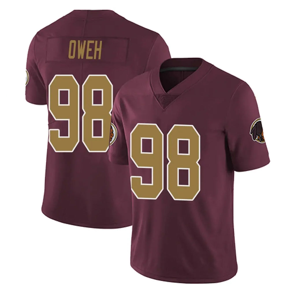 Ndoa W.Commanders #98 Odafe Oweh Player Burgundy Alternate Vapor Untouchable Home Game Stitched Jerseys