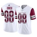 Ndoa W.Commanders #98 Odafe Oweh Player White Limited Vapor Home Game Stitched Jerseys
