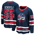 Ndoa W.Jets #55 Mark Scheifele Navy Breakaway Jerseys