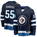 Ndoa W.Jets #55 Mark Scheifele Navy Breakaway Replica Jerseys