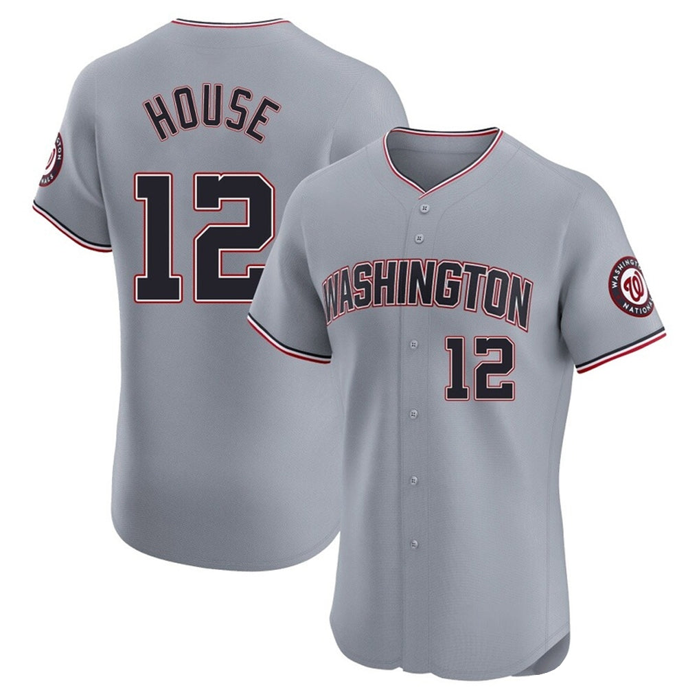 Ndoa W.Nationals #12 Brady House Player Gray City Connect Elite Alternate Stitched Jerseys