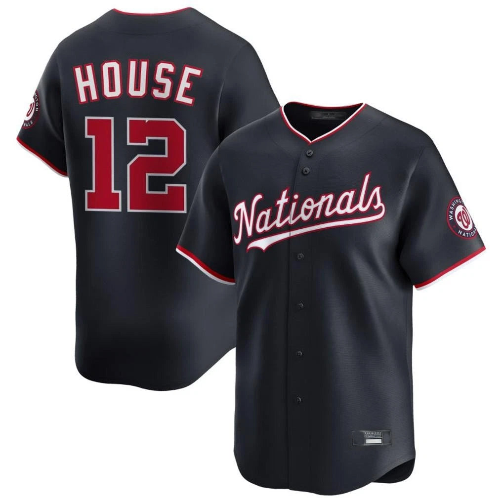 Ndoa W.Nationals #12 Brady House Player Navy Alternate Limited Game Stitched Jerseys