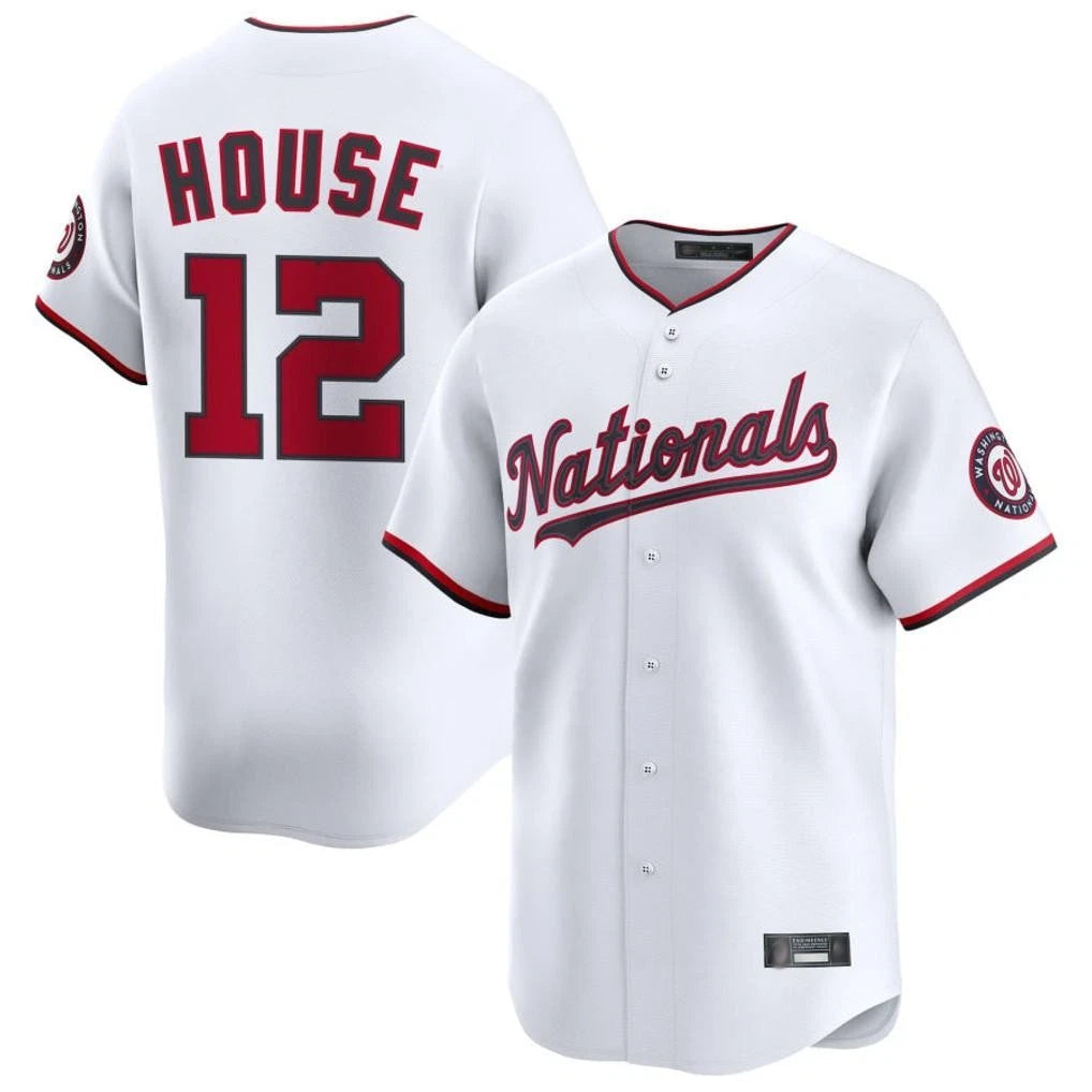 Ndoa W.Nationals #12 Brady House Player White Alternate Limited Game Stitched Jerseys