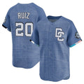 Ndoa W.Nationals #20 Keibert Ruiz Player Light Blue Limited City Connect Stitched Jerseys