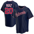 Ndoa W.Nationals #20 Keibert Ruiz Player Navy Replica Game Stitched Jerseys