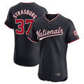 Ndoa W.Nationals #37 Stephen Strasburg Player Navy Elite Stitched Jerseys